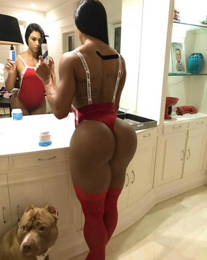 Beautiful girls in the gym