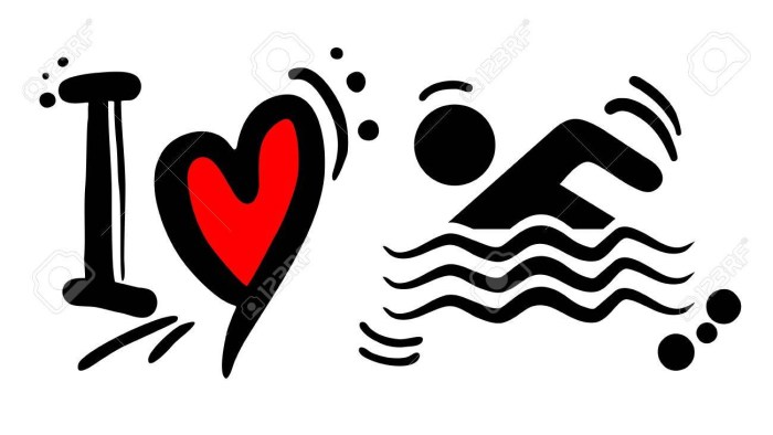 I like swimming