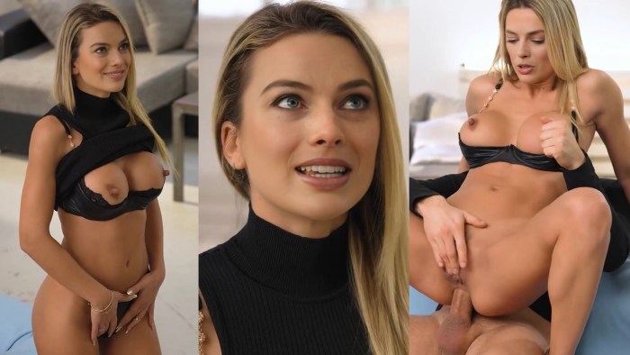 Margot Robbie, porn with a blacksmith