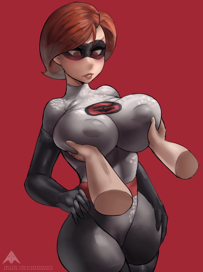 Huge artificial boobs