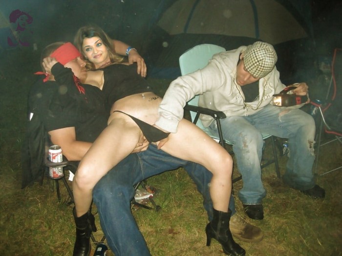 The girl got drunk