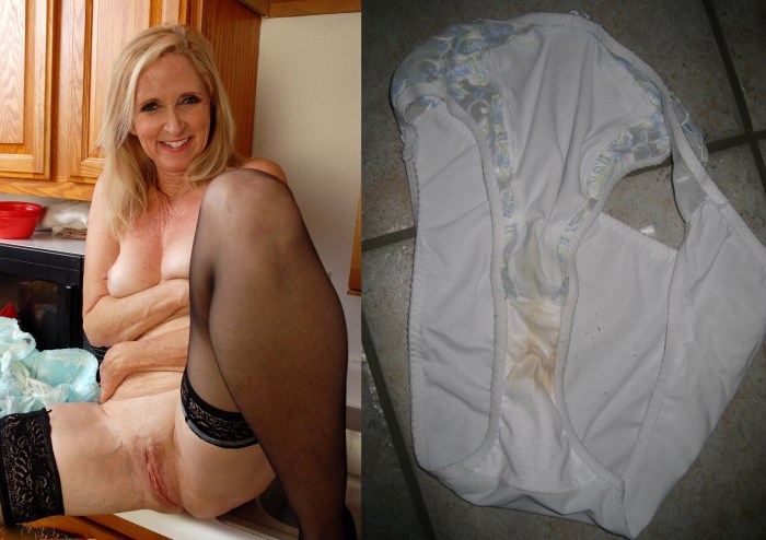 Naked old women Dirty Panties