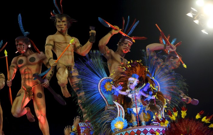 Brazilian carnival in rio de janeiro girls