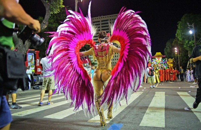 Naked women at the festival