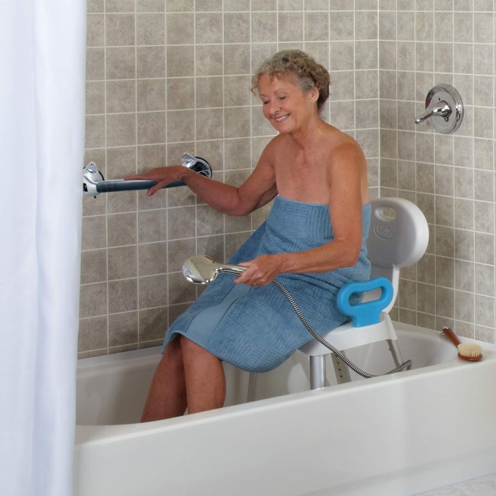 A guy with a girl in a bath