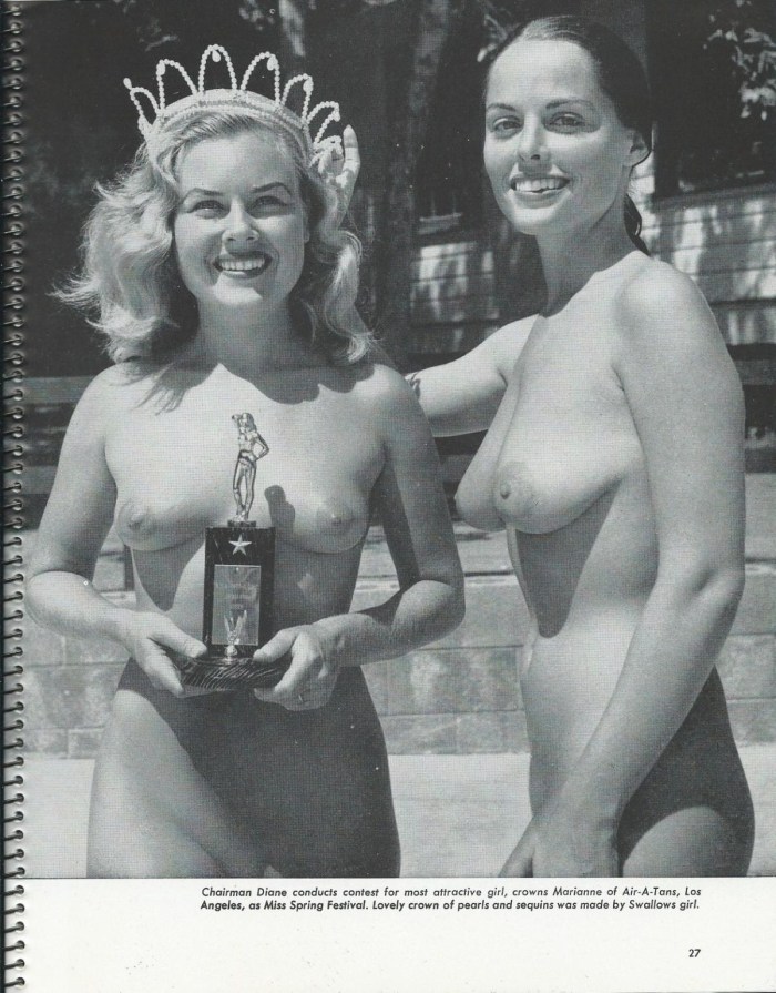 Retro naked beauty contests