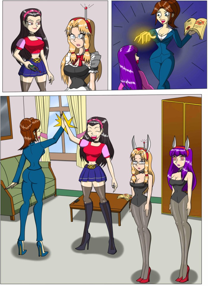 Control of the mind of anime girl