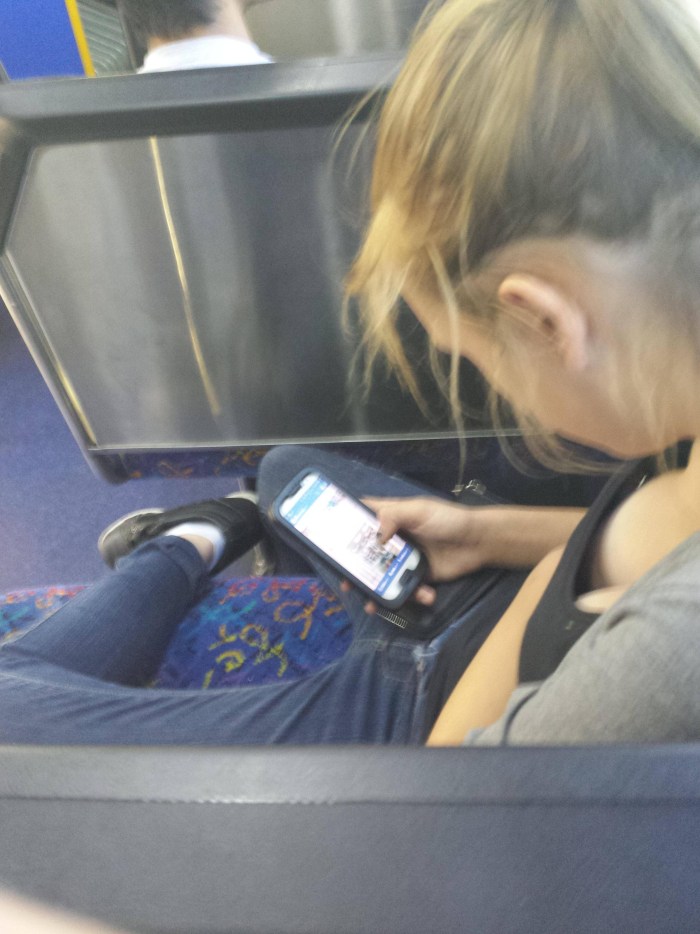 Girl's big arms