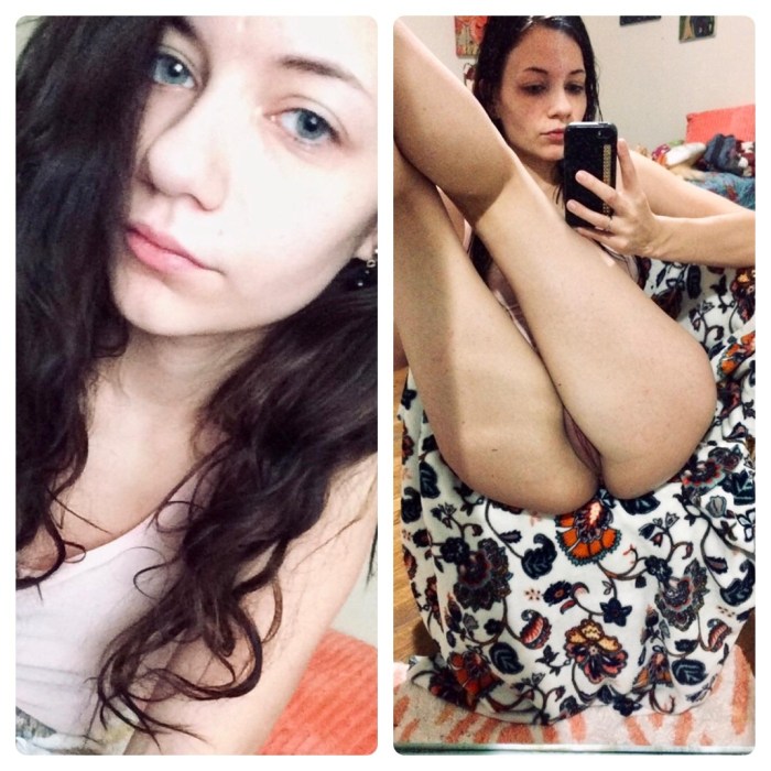 Amateur selfie