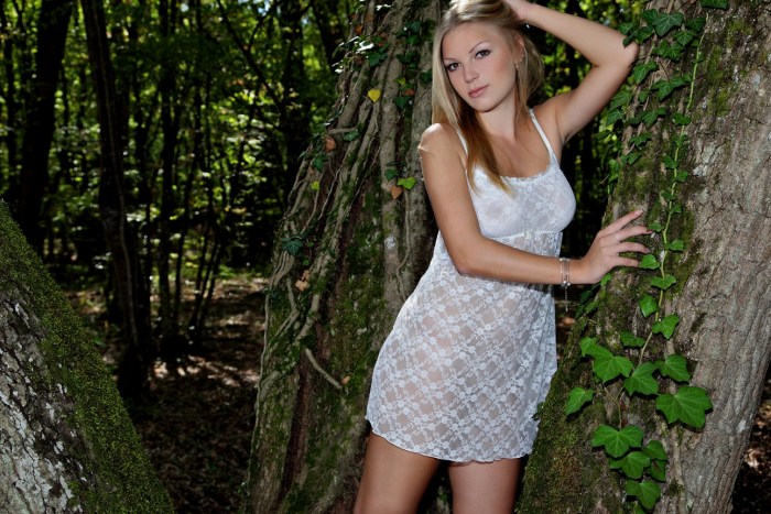 Young girls in sundresses