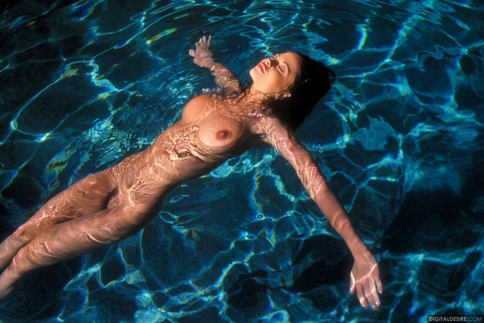 Ashley Lynn Nagish at the pool