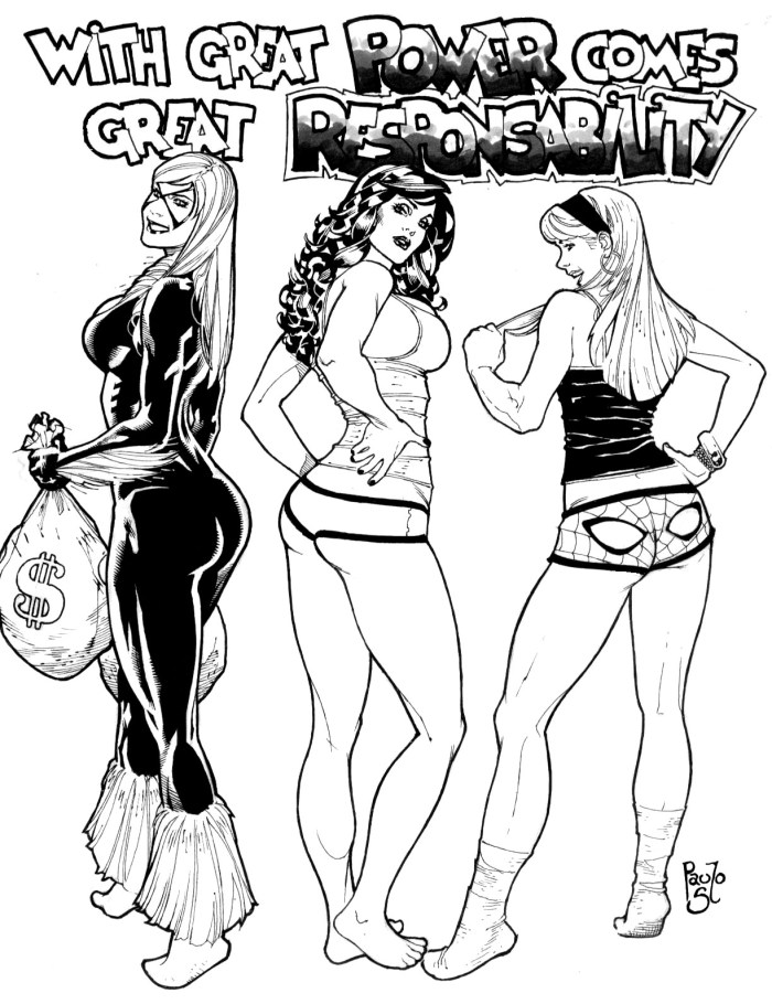 Gwen Staisi and Black Cat Lesbian