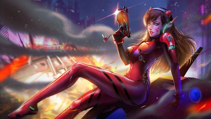 Diva Overvotch Evangelion