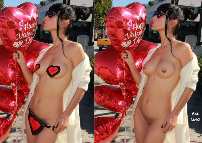 Bai Lin in the Taxi film 3 naked
