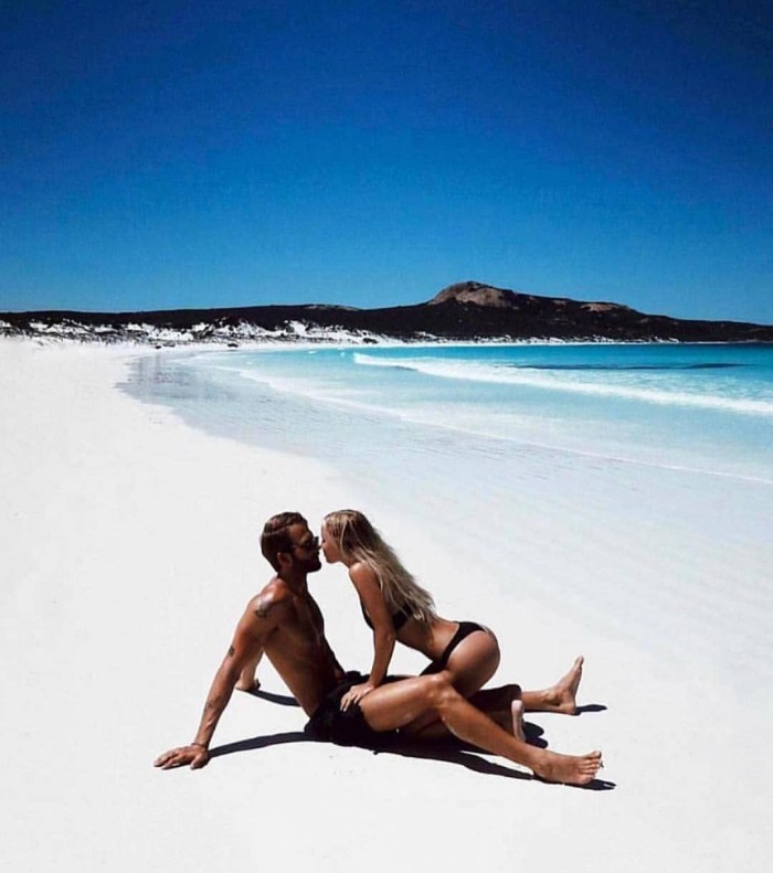 A bunch of girls on the beach