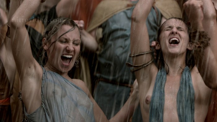 Lucy Lawless Spartak Blood and Sand naked