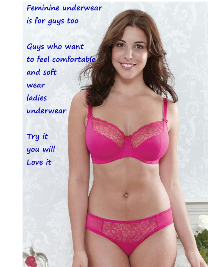 Drawn lace underwear