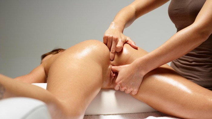 Erotic massage of the vagina