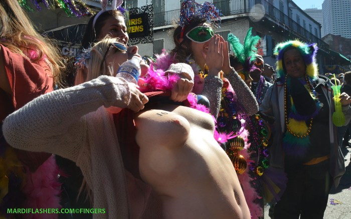 Festival in New Orleans Naked
