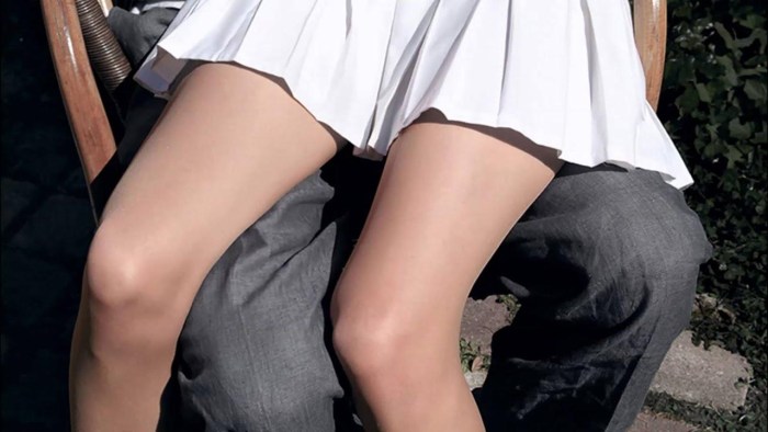 Puts on underpants