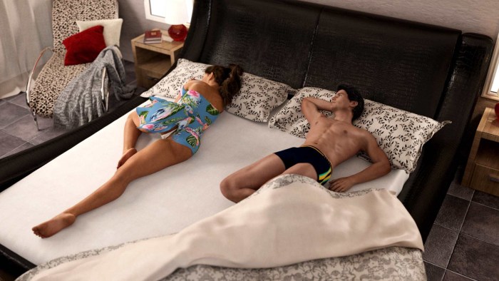 Tenderness in bed