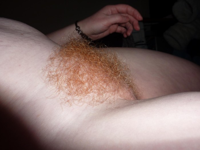 Red pubic hair in girls