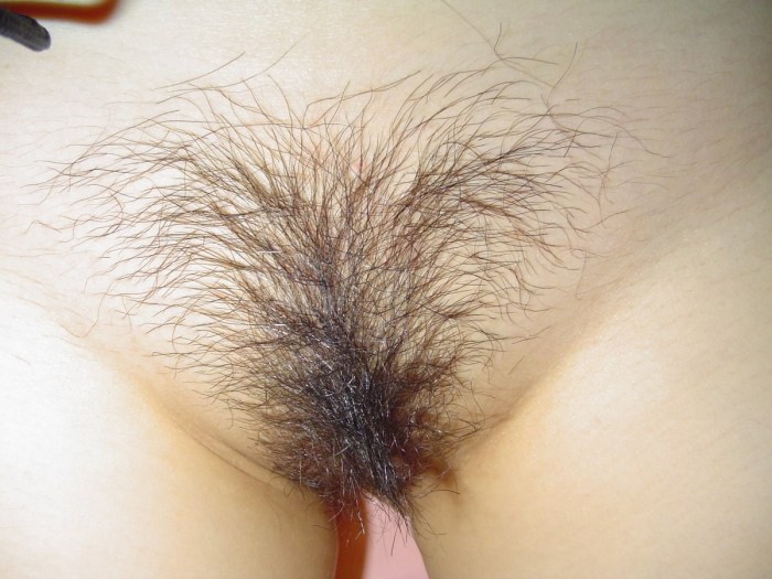 Naked women with pubic hair