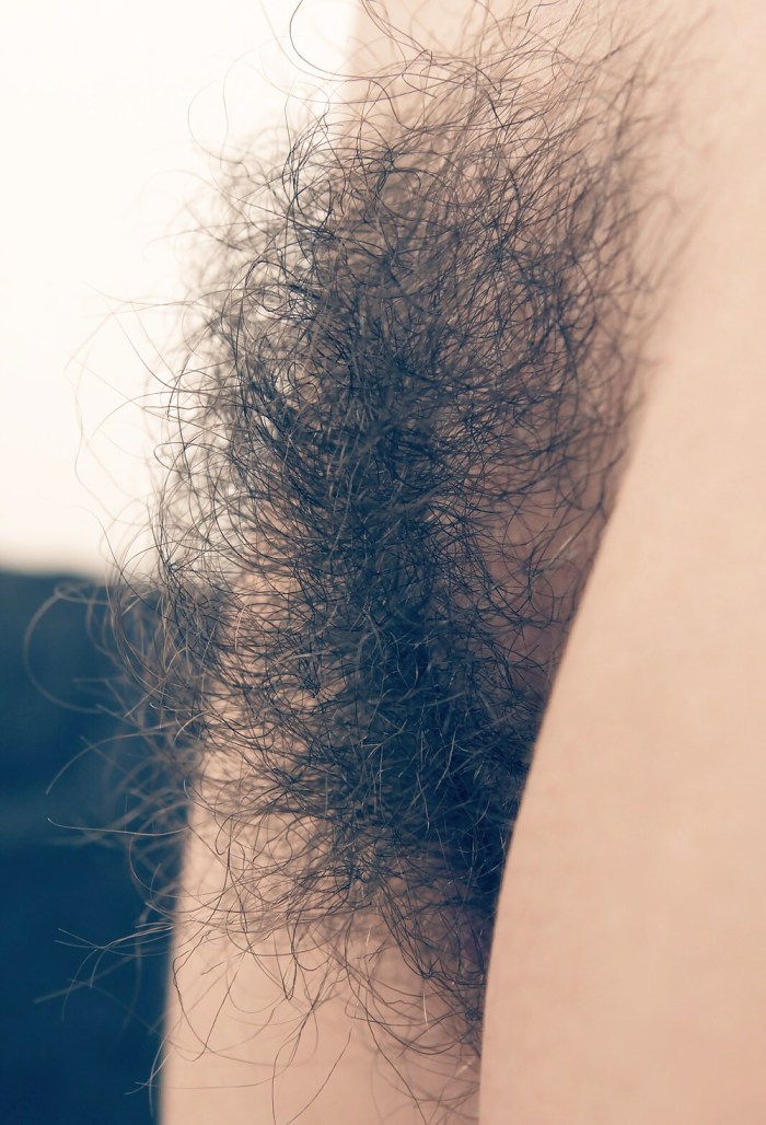 Painted pubic hair