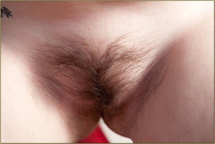 The first hair on the piser