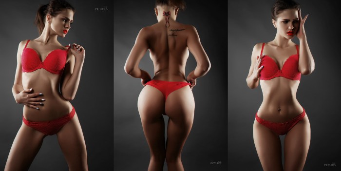 Bianca Bowsham ass in oil