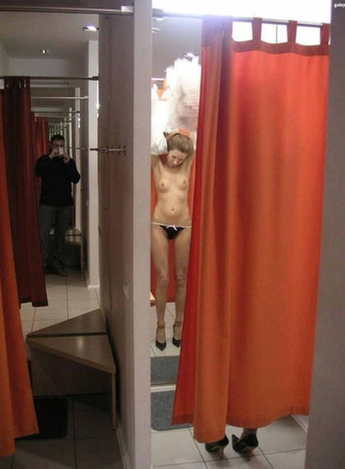 Camera in the women's shower pool
