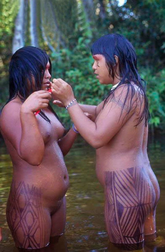 Naked African tribes
