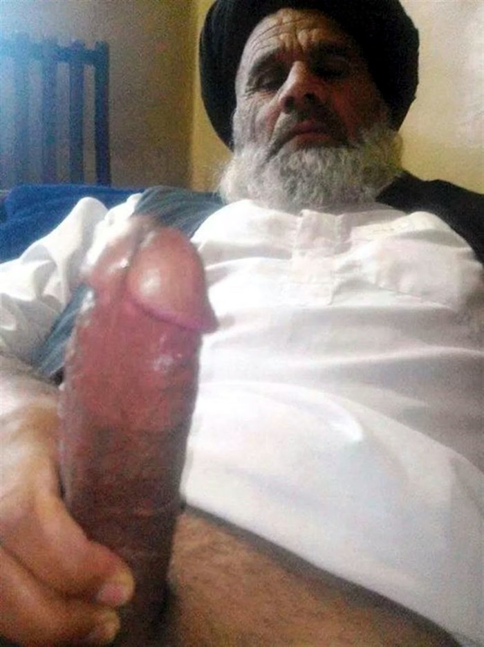A mature man with a huge member