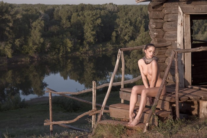 Naked village women