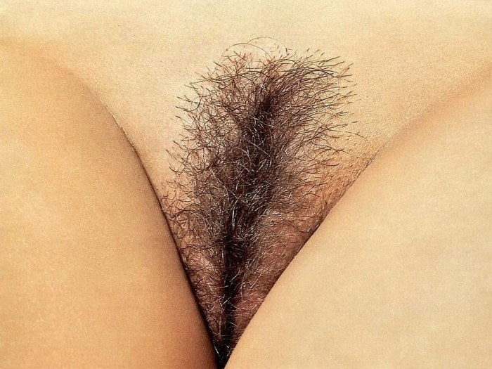 Blaging pubic hair