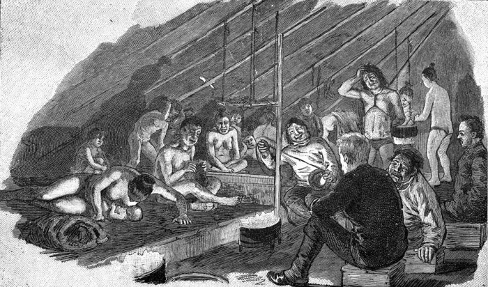 Naked Chukchi women