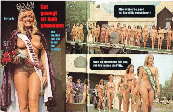 Retro magazines about naturism