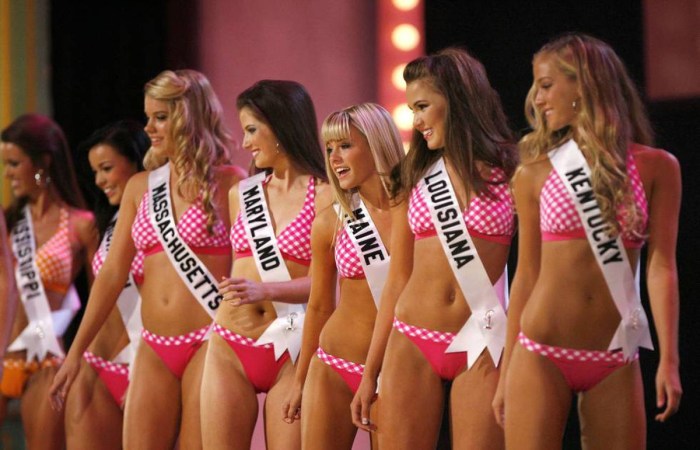 Beauty contest of young girls