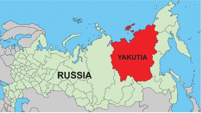 Square of the Republic of Sakha Yakutia