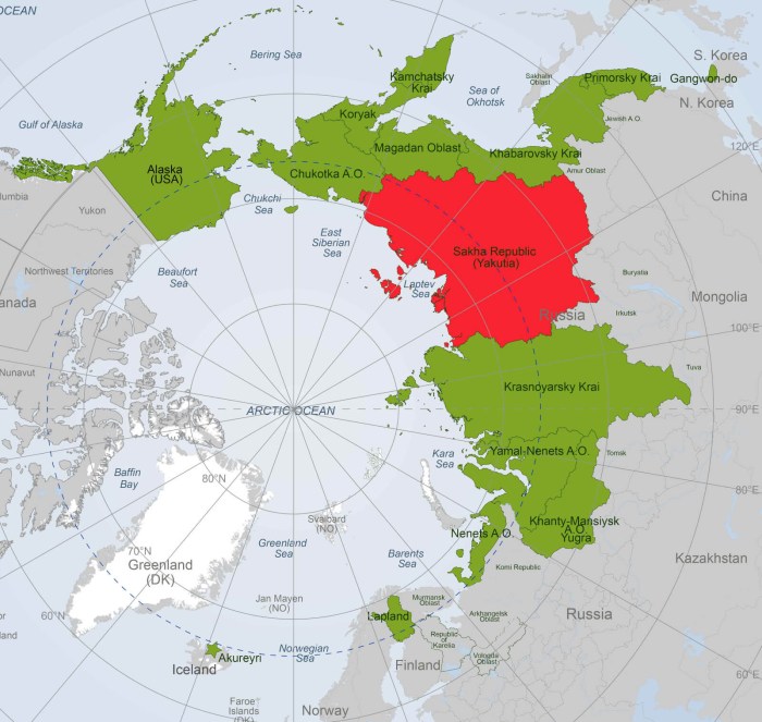 Sakha Republic Map