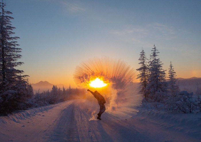 In the northern polythery Yakutsk