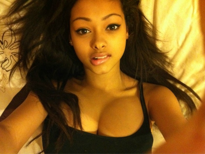 Dark -skinned girls with big