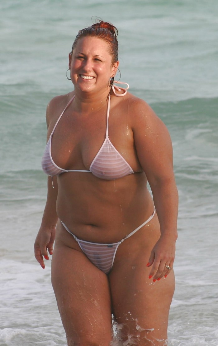 Fat Mom in a bikini