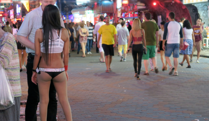 Girls on the streets of Bangkok