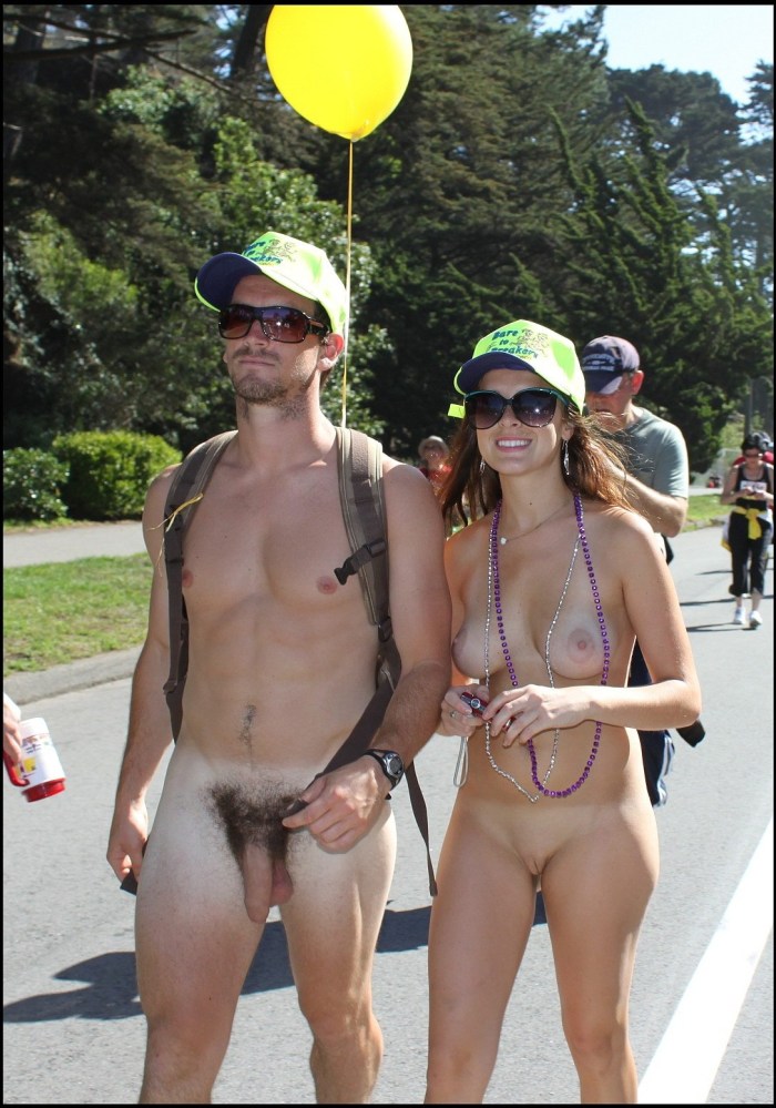 Exhibitionism on a public beach