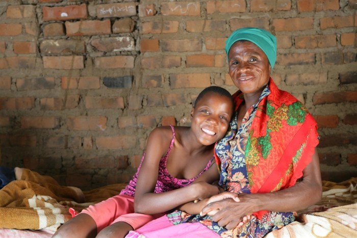 The breasts of African mothers