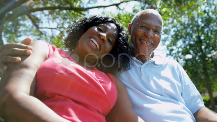 Naked elderly black women