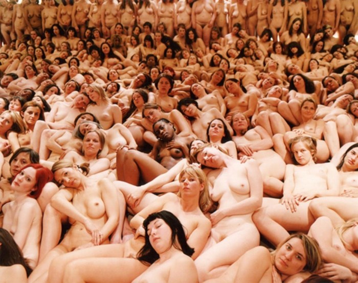 The struggle of the girls naked