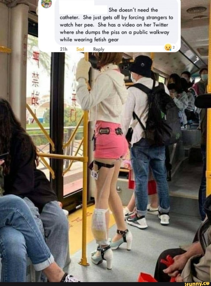 She has to pee so bad