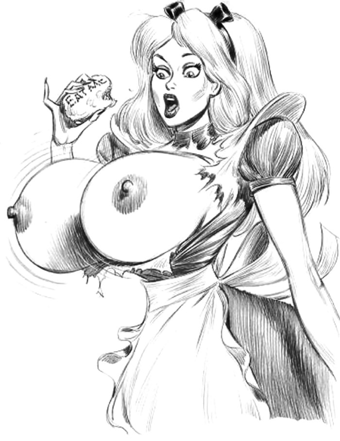 Huge boobs drawings